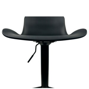 Σκαμπό Bar ArteLibre QUERIDA Μαύρο PP/Μέταλλο 44x45x58/81-79/102cm - Image 5