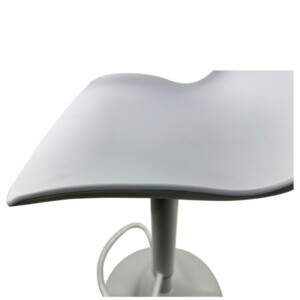 Σκαμπό Bar ArteLibre QUERIDA Λευκό PP/Μέταλλο 44x45x58/81-79/102cm - Image 6