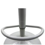 Σετ 2 τεμαχιών Σκαμπό Bar ArteLibre QUERIDA Λευκό PP/Μέταλλο 44x45x58/81-79/102cm - Image 8