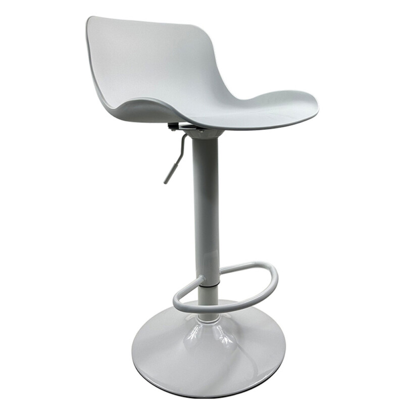 Σκαμπό Bar ArteLibre QUERIDA Λευκό PP/Μέταλλο 44x45x58/81-79/102cm Σκαμπό Bar ArteLibre QUERIDA Λευκό PP/Μέταλλο 44x45x58/81-79/102cm