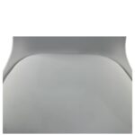 Σετ 2 τεμαχιών Σκαμπό Bar ArteLibre AMADA Λευκό/Χρώμιο PP/Μέταλλο 41x40x79-89cm - Image 6