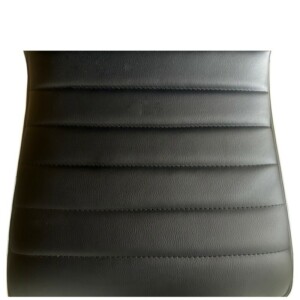 Σκαμπό Bar ArteLibre ENCANTA Μαύρο/Χρώμιο PU/Μέταλλο 41x50x59/94-80/115cm - Image 6