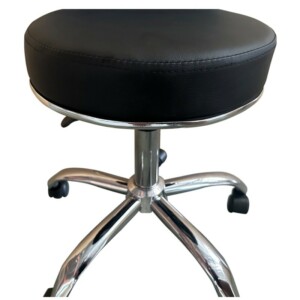 Καρέκλα Εργασίας ArteLibre FIRMEZA Μαύρο/Χρώμιο PU/Μέταλλο 47x47x67/78cm - Image 5