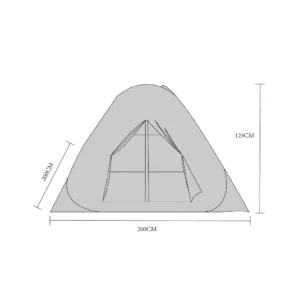 Σκηνή ArteLibre 180D Polyester 2x2m - Image 5
