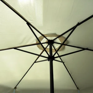 Ομπρέλα Κήπου ArteLibre GRENADINE Μπεζ/Μαύρο Αλουμίνιο/Ύφασμα Φ3x2.45m - Image 4