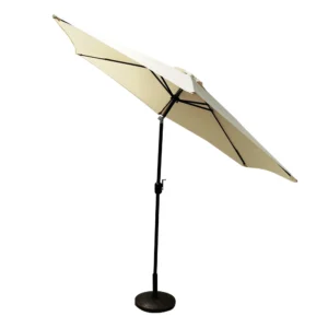 Ομπρέλα Κήπου ArteLibre GRACIOSA Μπεζ/Μαύρο Αλουμίνιο/Ύφασμα Φ3x2.55m - Image 4