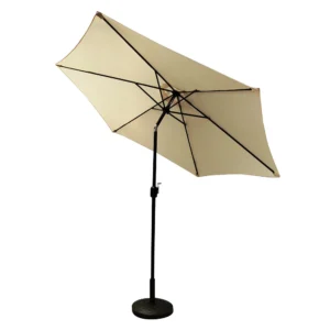 Ομπρέλα Κήπου ArteLibre GRACIOSA Μπεζ/Μαύρο Αλουμίνιο/Ύφασμα Φ3x2.55m - Image 5