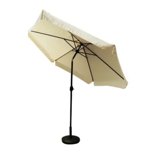 Ομπρέλα Κήπου ArteLibre ANAMI Μπεζ/Μαύρο Αλουμίνιο/Ύφασμα Φ3x2.45m - Image 2