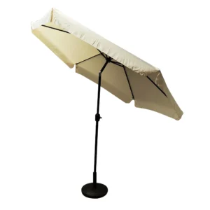 Ομπρέλα Κήπου ArteLibre ANAMI Μπεζ/Μαύρο Αλουμίνιο/Ύφασμα Φ3x2.45m - Image 3