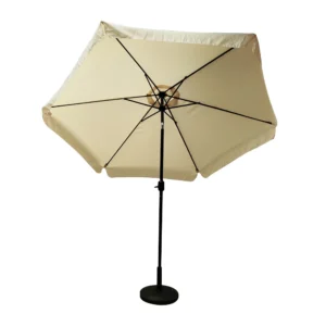 Ομπρέλα Κήπου ArteLibre ANAMI Μπεζ/Μαύρο Αλουμίνιο/Ύφασμα Φ3x2.45m - Image 4