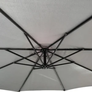 Ομπρέλα Κήπου ArteLibre Κρεμαστή ISLAY Γκρι/Μαύρο Μέταλλο/Ύφασμα Φ3x2.45m - Image 2