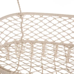 Κούνια ArteLibre CORSICA Λευκό Polycotton/Μέταλλο 67x44cm - Image 2