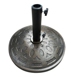 Βάση Ομπρέλας ArteLibre SOCOTRA 15kg Μαύρο Τσιμέντο/Πλαστικό 48x8cm