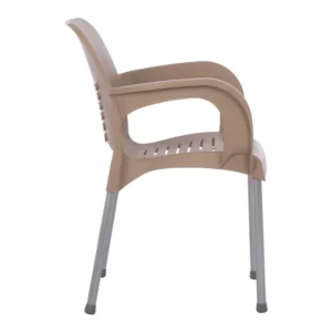 Καρέκλα Κήπου ArteLibre Eco Cappuccino Ανακυκλωμένο PP 60x50x80cm - Image 4