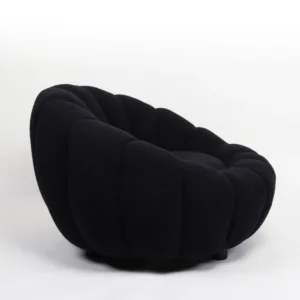 Πολυθρόνα ArteLibre AFET Μαύρο Ύφασμα/Ξύλο 94x89x61cm - Image 2