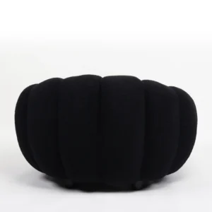 Πολυθρόνα ArteLibre AFET Μαύρο Ύφασμα/Ξύλο 94x89x61cm - Image 3