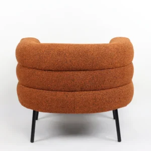 Πολυθρόνα ArteLibre CEREN Πορτοκαλί Ύφασμα/Μέταλλο/Ξύλο 87x80x70cm - Image 4