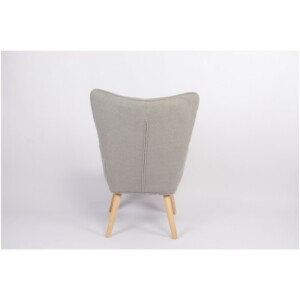 Πολυθρόνα ArteLibre MARION Γκρι Ύφασμα Μπουκλέ/Ξύλο 73x69x96cm - Image 16