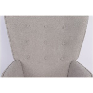 Πολυθρόνα ArteLibre MARION Γκρι Ύφασμα Μπουκλέ/Ξύλο 73x69x96cm - Image 10