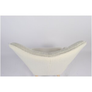 Πολυθρόνα ArteLibre MARION Λευκό Ύφασμα Μπουκλέ/Ξύλο 73x69x96cm - Image 20