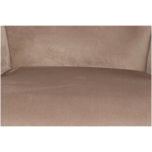 Πολυθρόνα Κουνιστή ArteLibre DARIA Ανοιχτό Καφέ Βελούδο/Μέταλλο/Ξύλο 85x69x90cm - Image 10