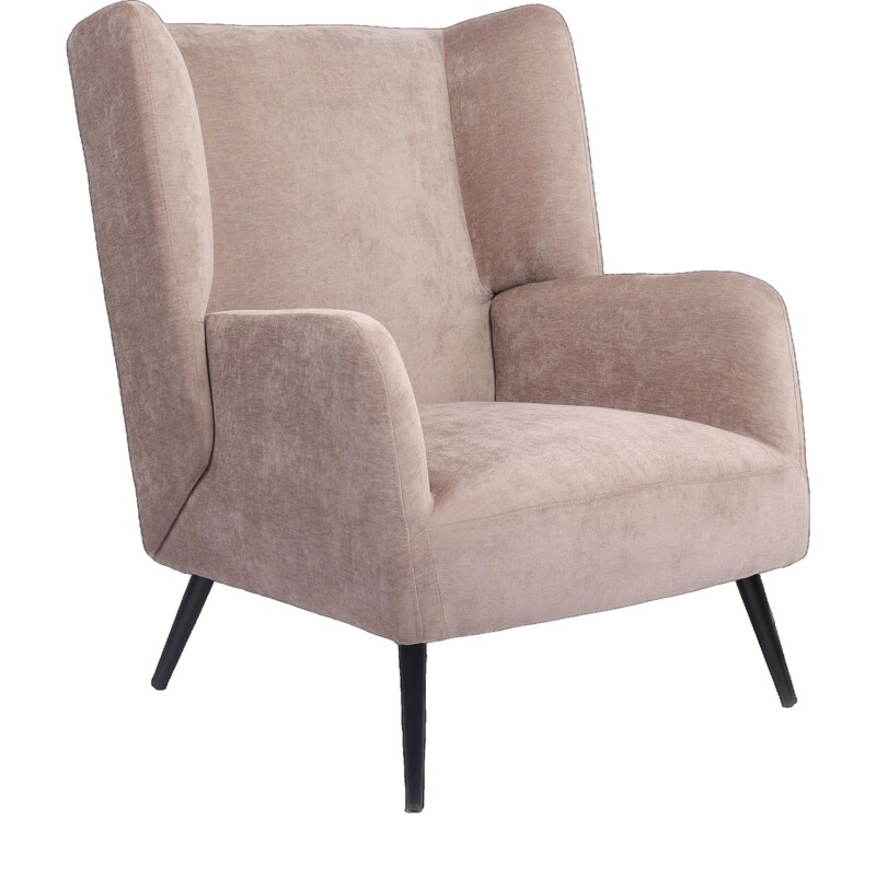 Πολυθρόνα ArteLibre NORA Καφέ Ανοιχτό Ύφασμα/Μέταλλο 100x80x89cm Πολυθρόνα ArteLibre NORA Καφέ Ανοιχτό Ύφασμα/Μέταλλο 100x80x89cm