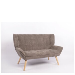 Καναπές ArteLibre NESTO Γκρι Ύφασμα/Ξύλο 86x126x78cm