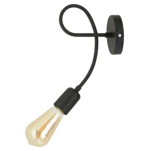 Φωτιστικό Τοίχου ArteLibre ALE Μαύρο Μέταλλο 17x28cm - Image 2