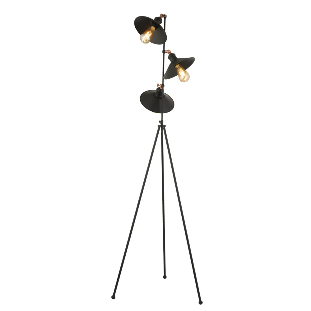 Φωτιστικό Δαπέδου ArteLibre VILE Μαύρο Μέταλλο 52x172cm Φωτιστικό Δαπέδου ArteLibre VILE Μαύρο Μέταλλο 52x172cm