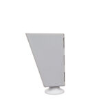 Σετ 4 τεμαχιών Πόδι Στήριξης ArteLibre Ανοιχτό Γκρι Μέταλλο 10cm 1Τμχ - Image 2