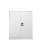 Ντουλάπι ArteLibre DUILIN Ανοιχτό Γκρι Μέταλλο 90x40x90cm - Image 2