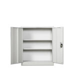 Ντουλάπι ArteLibre DUILIN Ανοιχτό Γκρι Μέταλλο 90x40x90cm - Image 3