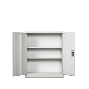 Ντουλάπι ArteLibre DUILIN Ανοιχτό Γκρι Μέταλλο 90x40x90cm - Image 3