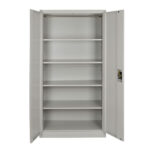 Φοριαμός ArteLibre DURIN Ανοιχτό Γκρι Μέταλλο 90x45x180cm - Image 3