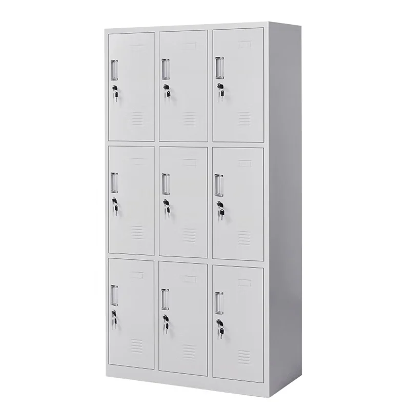 Φοριαμός ArteLibre 9 Θέσεων EARNUR Ανοιχτό Γκρι Μέταλλο 90x45x185cm Φοριαμός ArteLibre 9 Θέσεων EARNUR Ανοιχτό Γκρι Μέταλλο 90x45x185cm