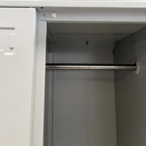 Φοριαμός ArteLibre 6 Θέσεων ELBORON Ανοιχτό Γκρι Μέταλλο 90x45x185cm - Image 3