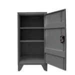 Φοριαμός ArteLibre LEGOLIN Σκούρο Γκρι Μέταλλο 50x50x90cm - Image 2