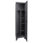 Φοριαμός ArteLibre IKORIN Σκούρο Γκρι Μέταλλο 50x50x185cm - Image 2