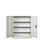 Φοριαμός ArteLibre GONDOLIN Γκρι Ανοιχτό Μέταλλο 90x40x91cm - Image 3