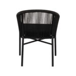 Πολυθρόνα Κήπου ArteLibre KAGERA Μαύρο Αλουμίνιο/Rattan 45x42x84cm - Image 4