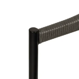 Πολυθρόνα Κήπου ArteLibre LIVINGSTONE Μαύρο/Γκρι Αλουμίνιο/Rattan 56x55x76cm - Image 10