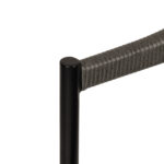 Πολυθρόνα Κήπου ArteLibre LIVINGSTONE Μαύρο/Γκρι Αλουμίνιο/Rattan 56x55x76cm - Image 10