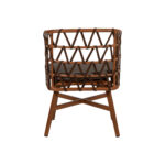 Πολυθρόνα Κήπου ArteLibre BOYOMA Καφέ Αλουμίνιο/Ύφασμα 57x61x79cm - Image 4