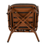 Πολυθρόνα Κήπου ArteLibre BOYOMA Καφέ Αλουμίνιο/Ύφασμα 57x61x79cm - Image 9