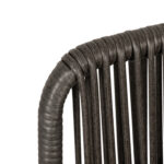 Πολυθρόνα Κήπου ArteLibre BLUENILE Μαύρο/Γκρι Αλουμίνιο/Rattan 55x65x81cm - Image 10