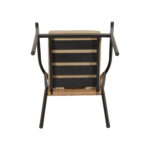 Πολυθρόνα Κήπου ArteLibre MANDRAKA Μαύρο/Φυσικό Αλουμίνιο/Rattan 57x61x78cm - Image 9