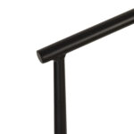 Σκαμπό ArteLibre MANDRAKA Μαύρο/Φυσικό Αλουμίνιο/Rattan 56x63x108cm - Image 9