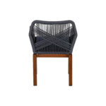 Σετ 4 τεμαχιών Πολυθρόνα Κήπου ArteLibre LISBON Mπλε/Μπαμπού Αλουμίνιο/Ύφασμα 57x58x77cm - Image 4