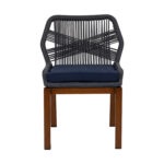 Σετ 4 τεμαχιών Καρέκλα Κήπου ArteLibre LISBON Μπλε/Μπαμπού Αλουμίνιο/Ύφασμα 50x58x77cm - Image 8