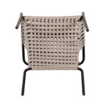 Πολυθρόνα Κήπου ArteLibre DAYA Γκρι/Μαύρο Αλουμίνιο/Rattan 57x67x84cm - Image 8